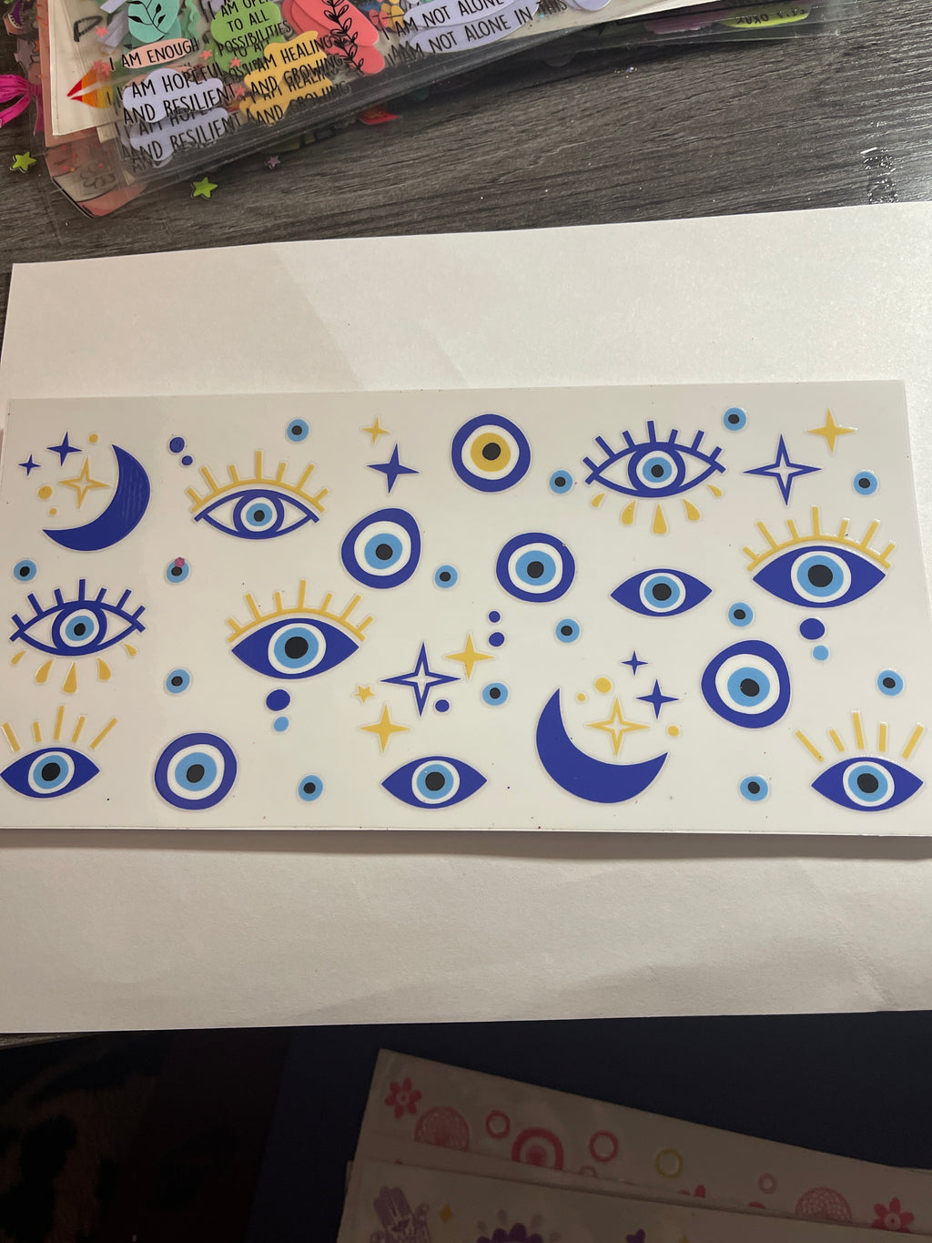 Quotes/faith/mom/evil eye wraps