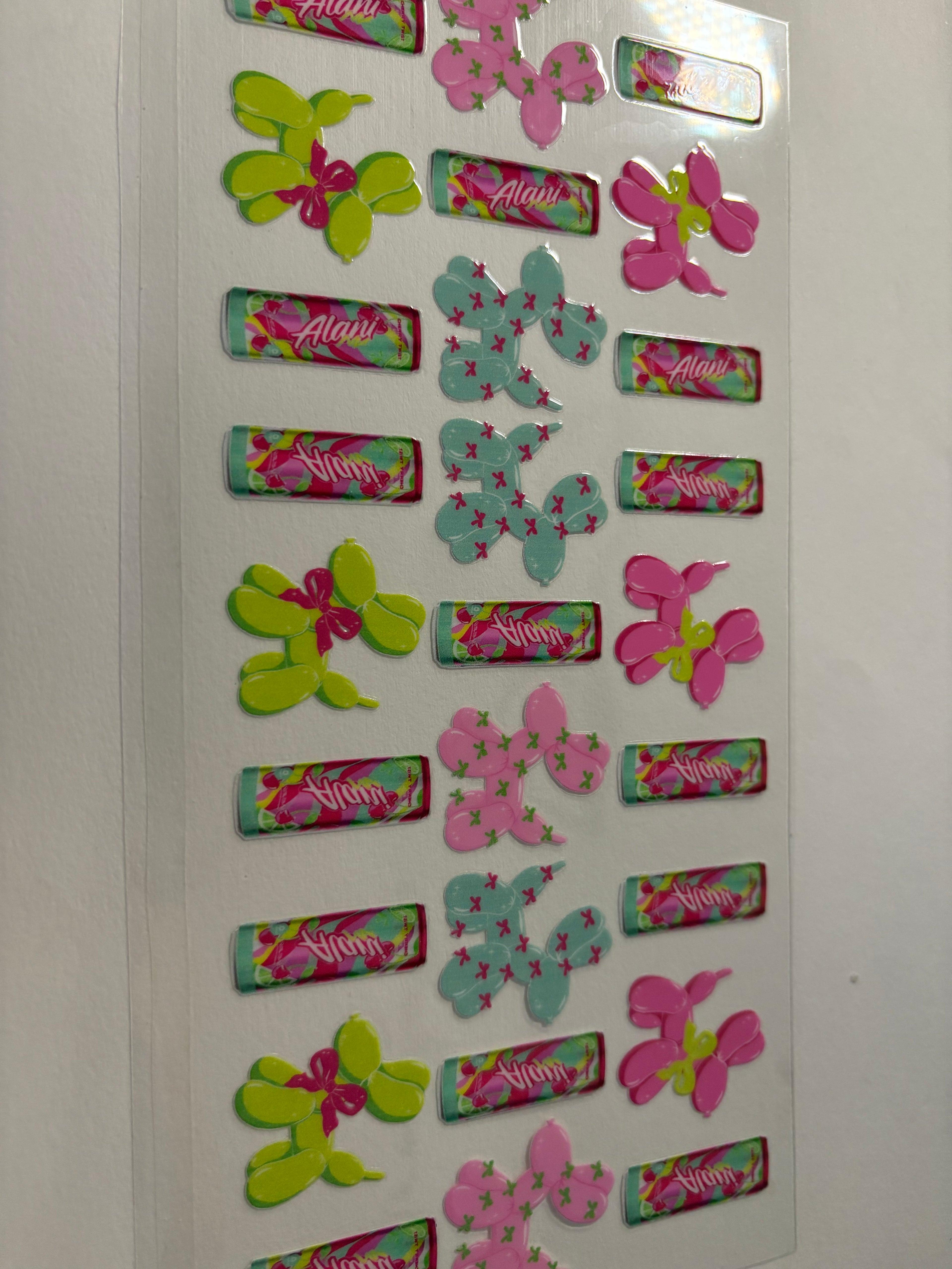 Soda wrap (add soda effect or glitter)
