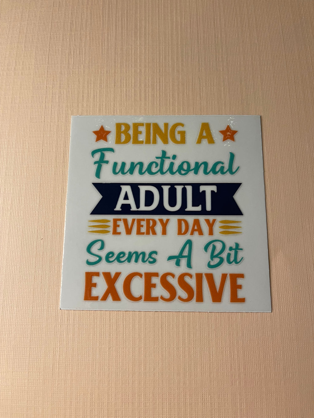 QUOTE/ AFFIRMATION decal