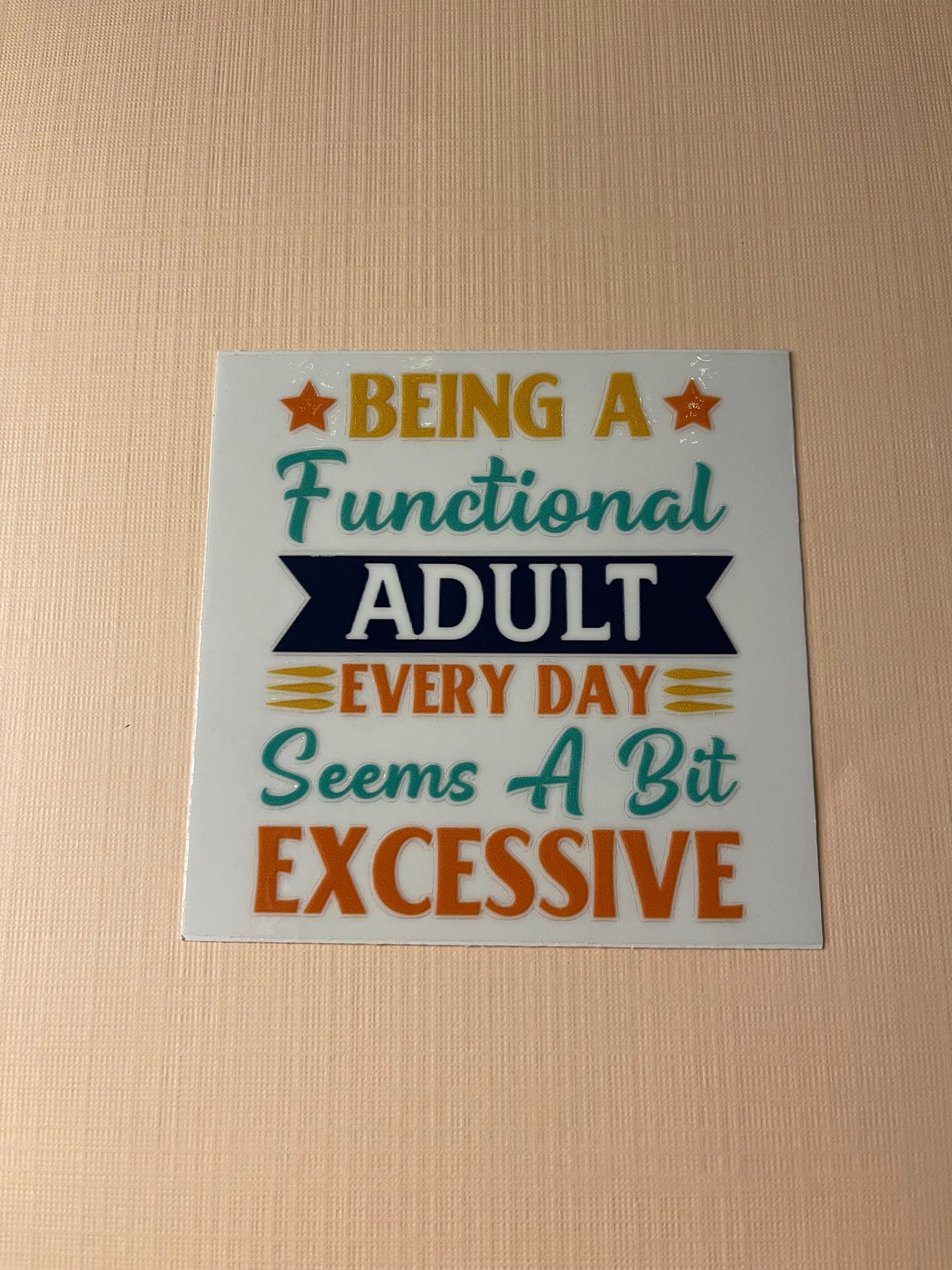 QUOTE/ AFFIRMATION decal