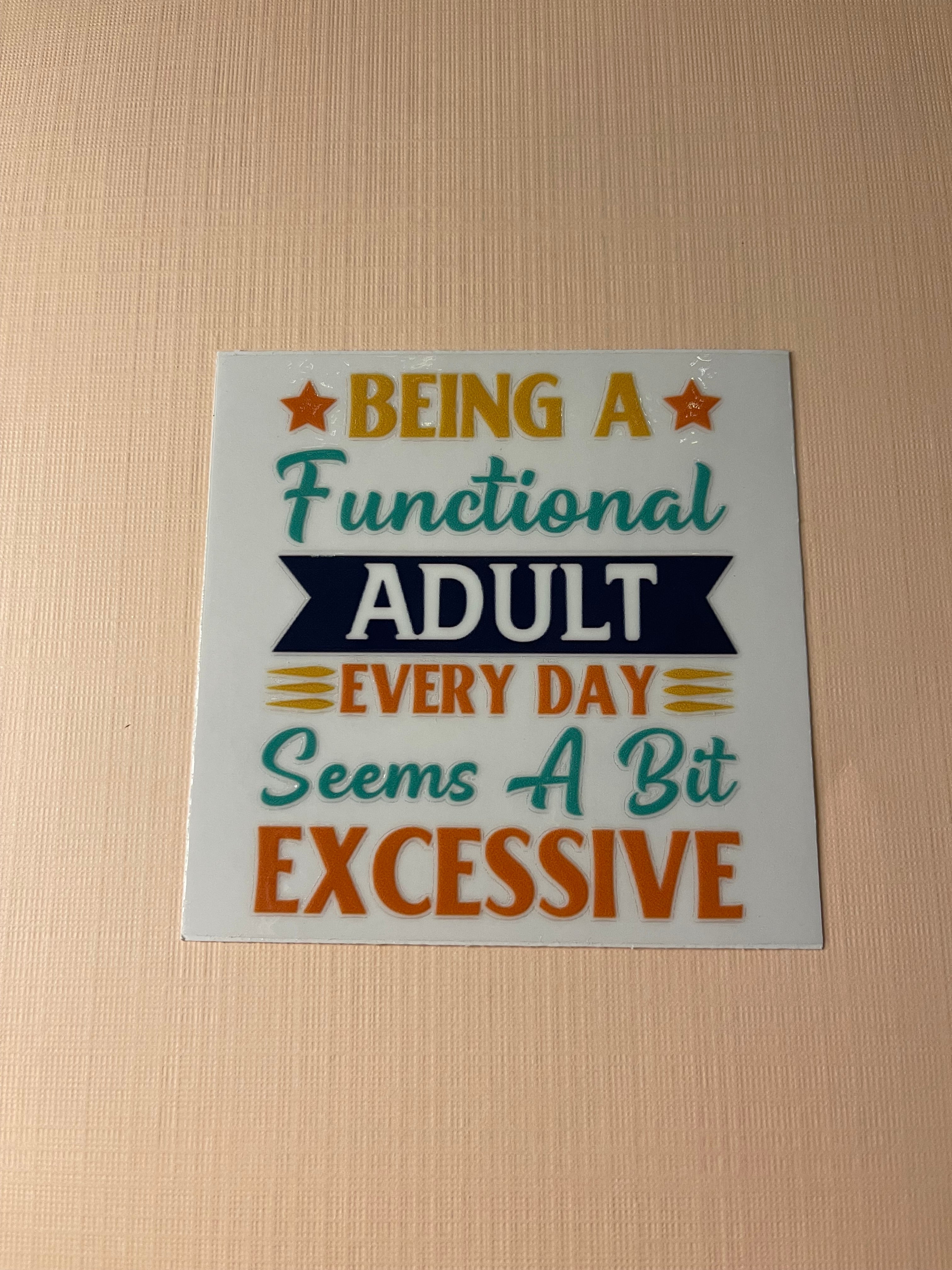 QUOTE/ AFFIRMATION decal