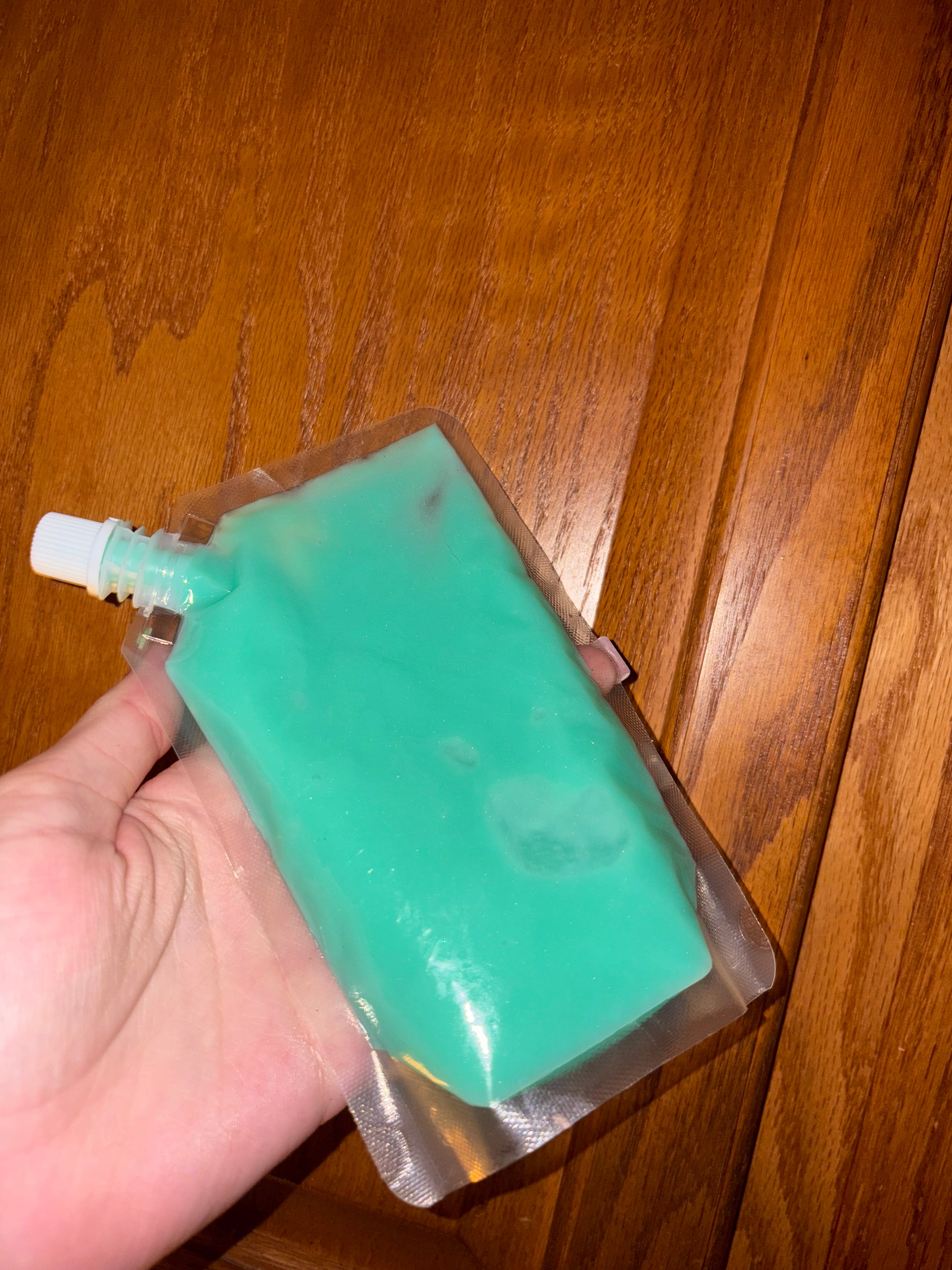 Squeeze wax melt