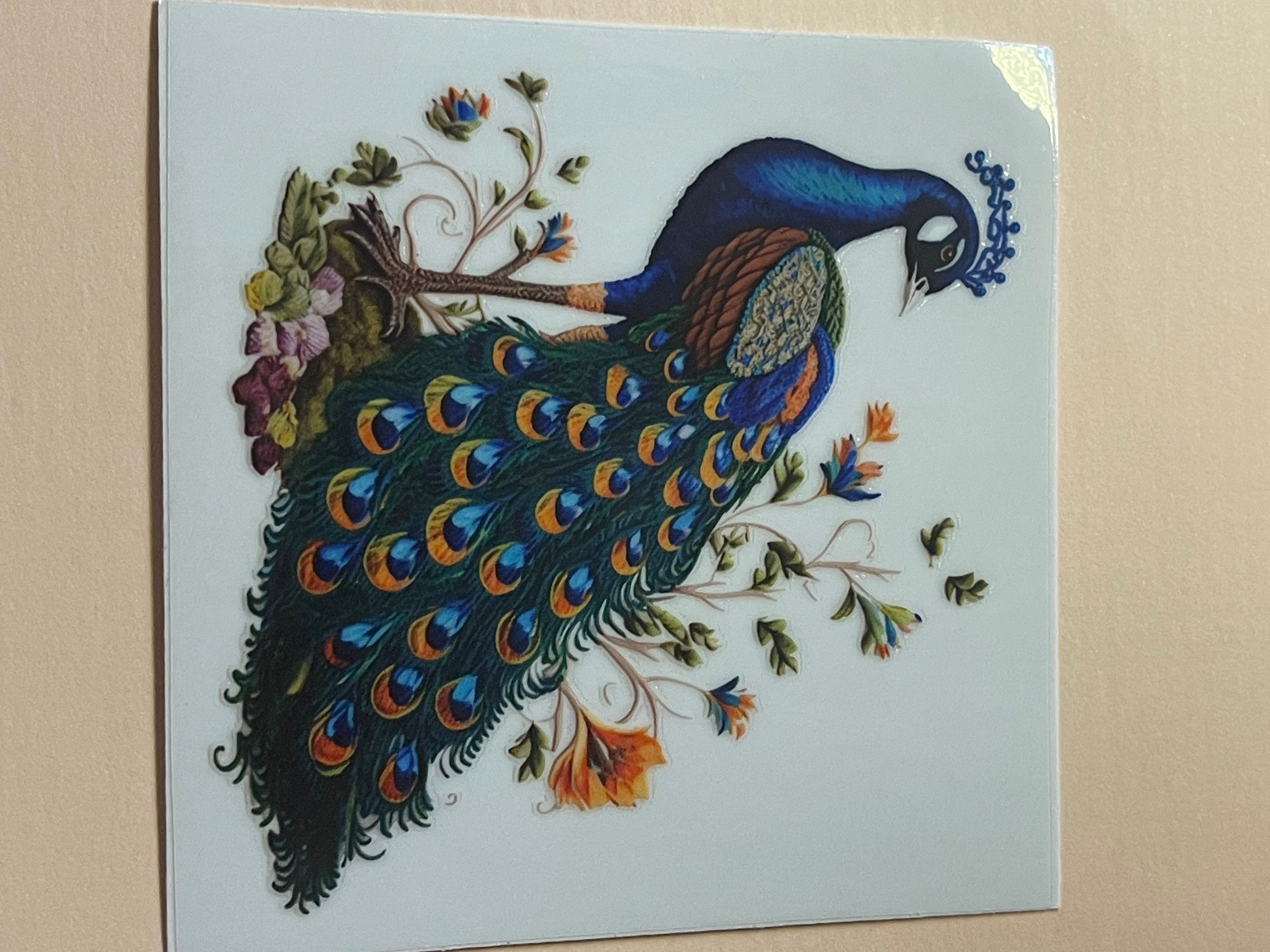 BIRDS + FLOWERS decal