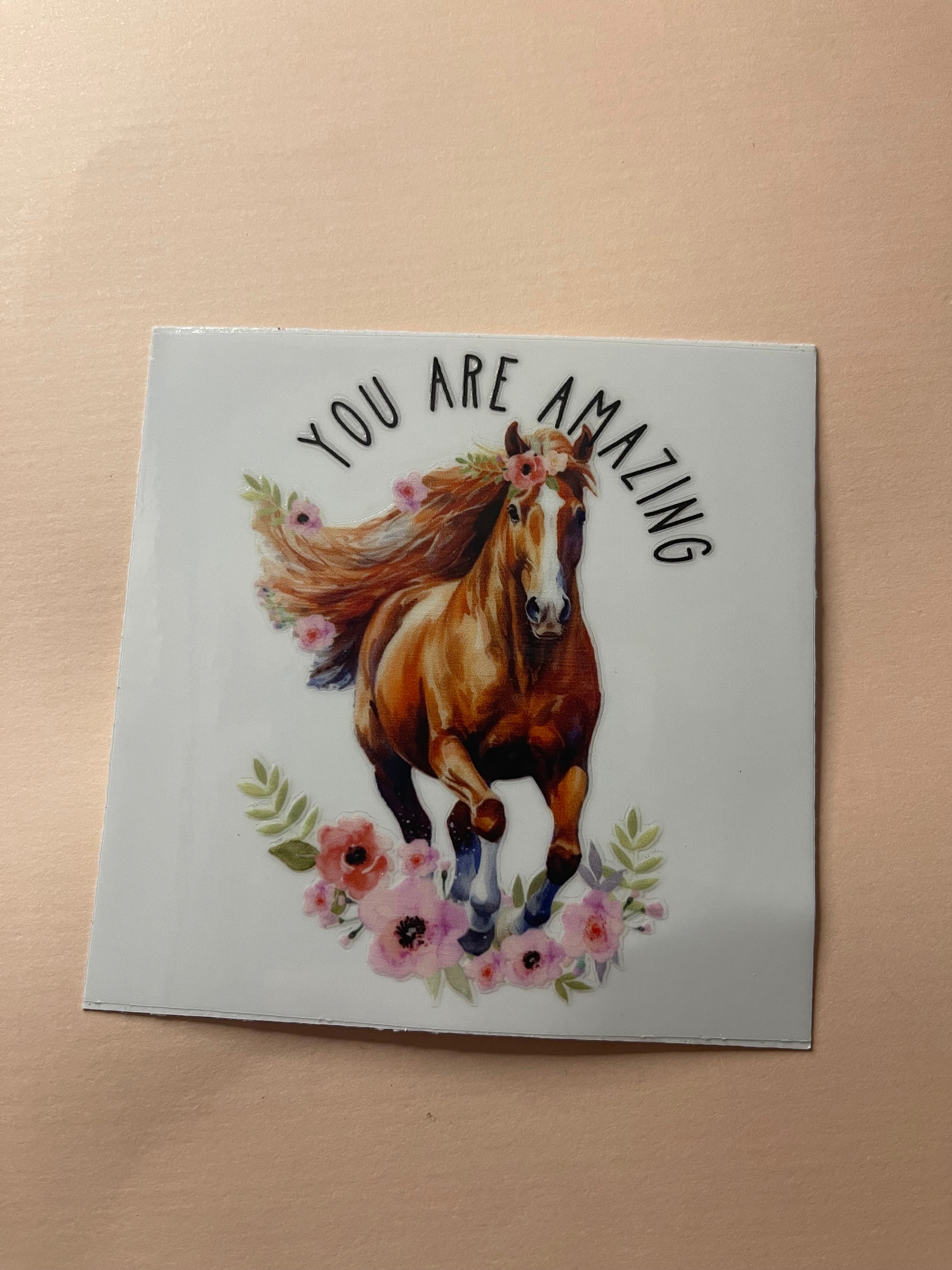 HORSE decals