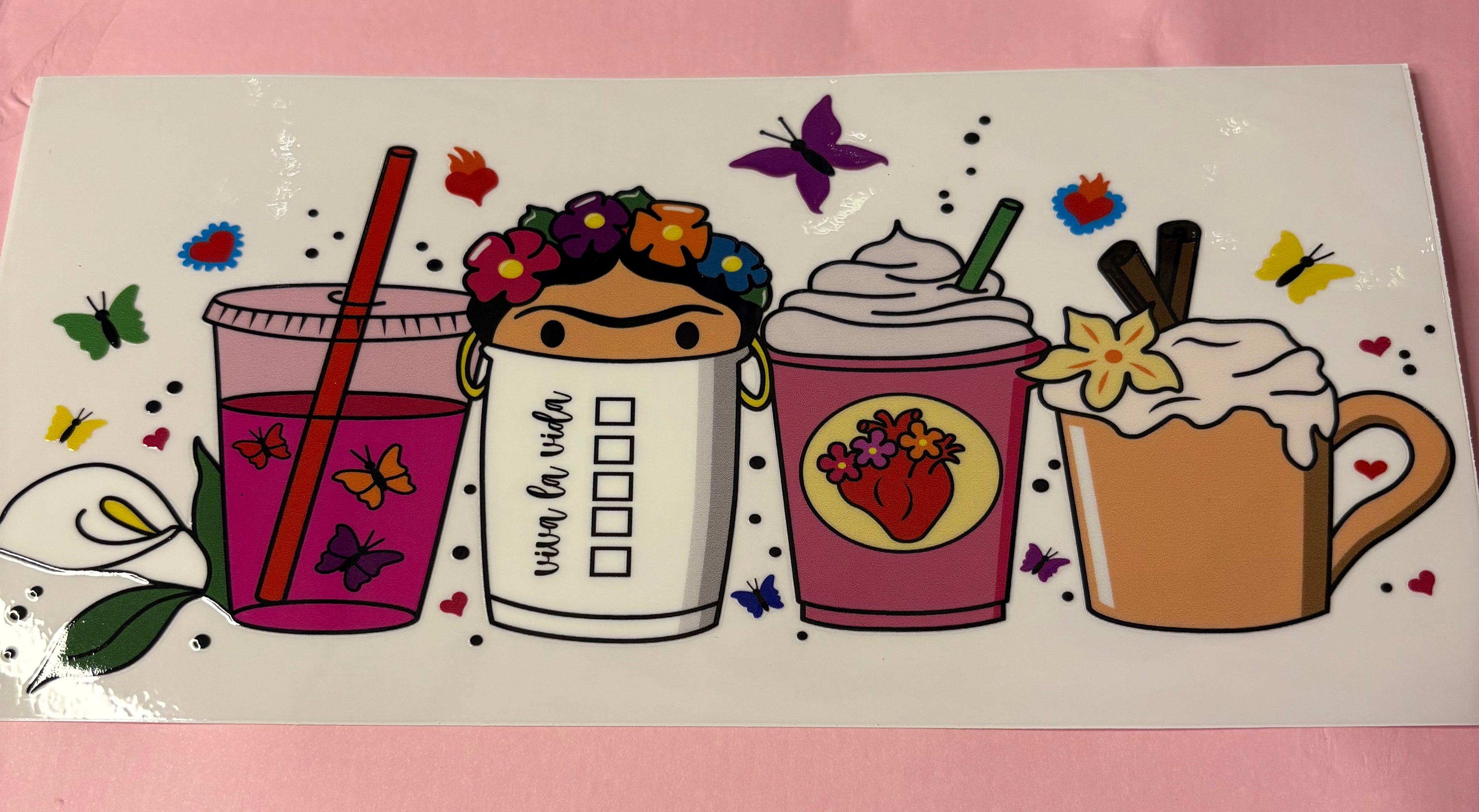 CUP ON CUP decal