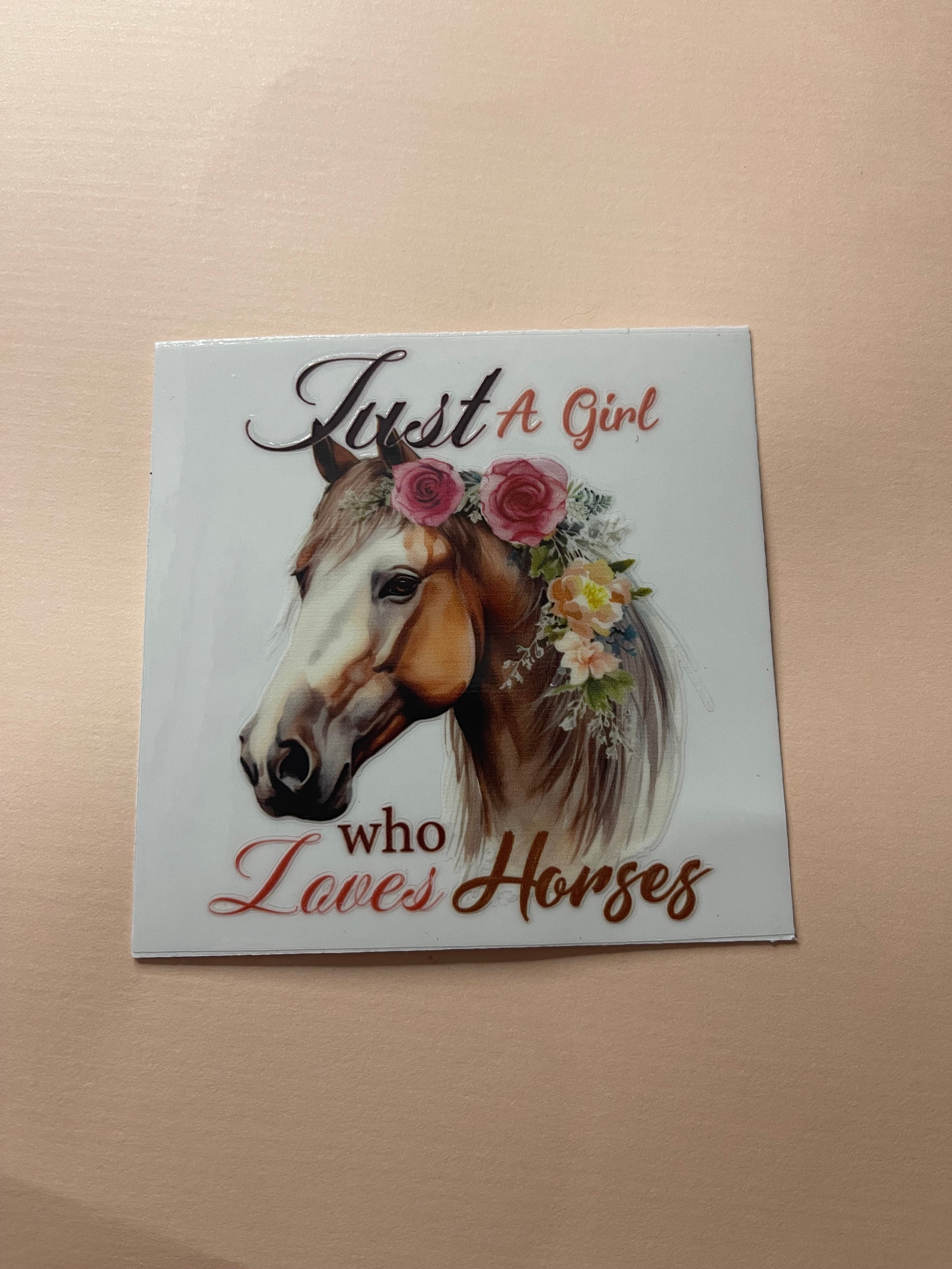 HORSE decals