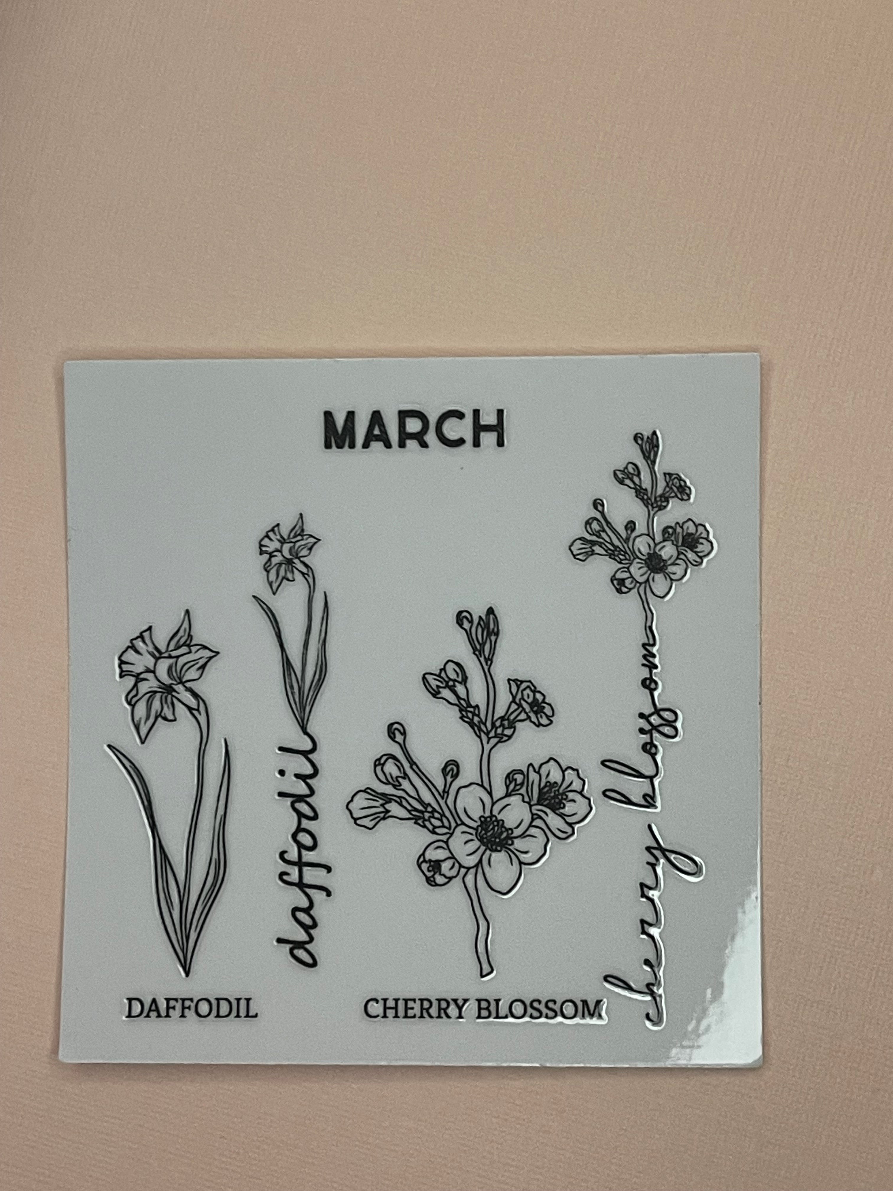 BIRTH MONTH decal