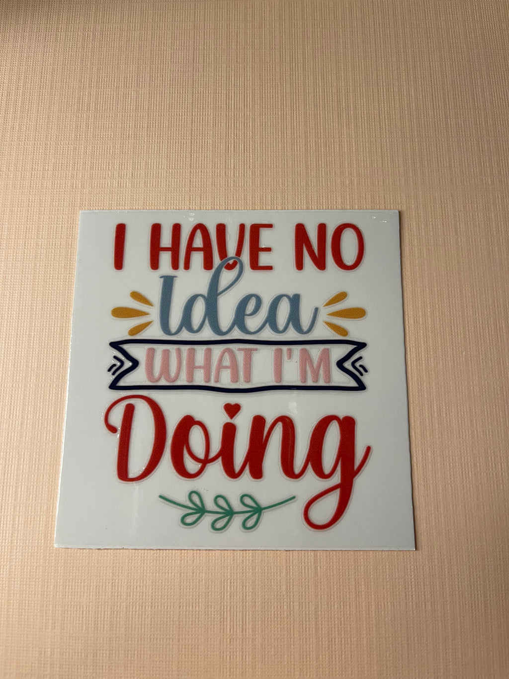 QUOTE/ AFFIRMATION decal