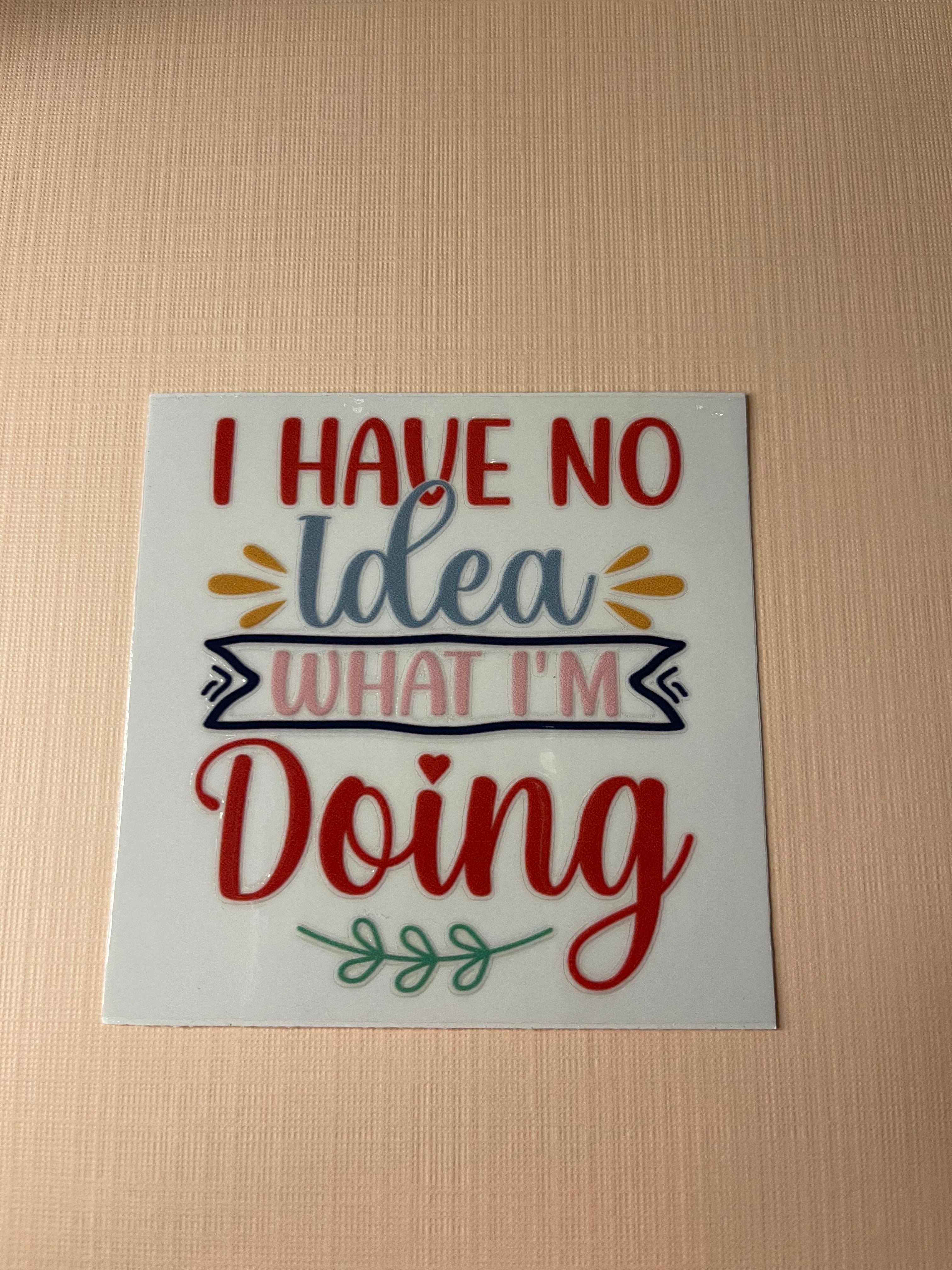 QUOTE/ AFFIRMATION decal