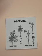 BIRTH MONTH decal
