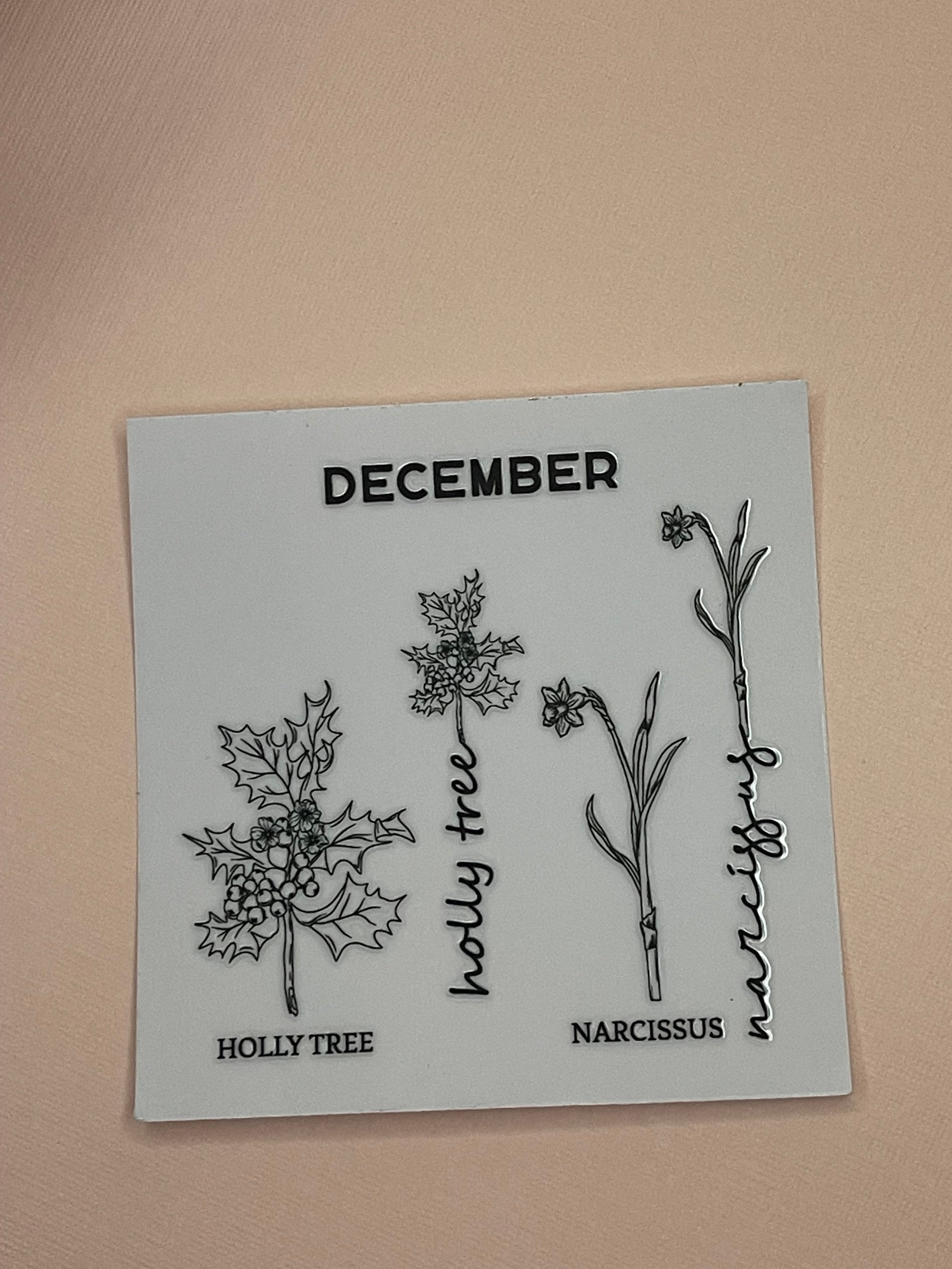 BIRTH MONTH decal