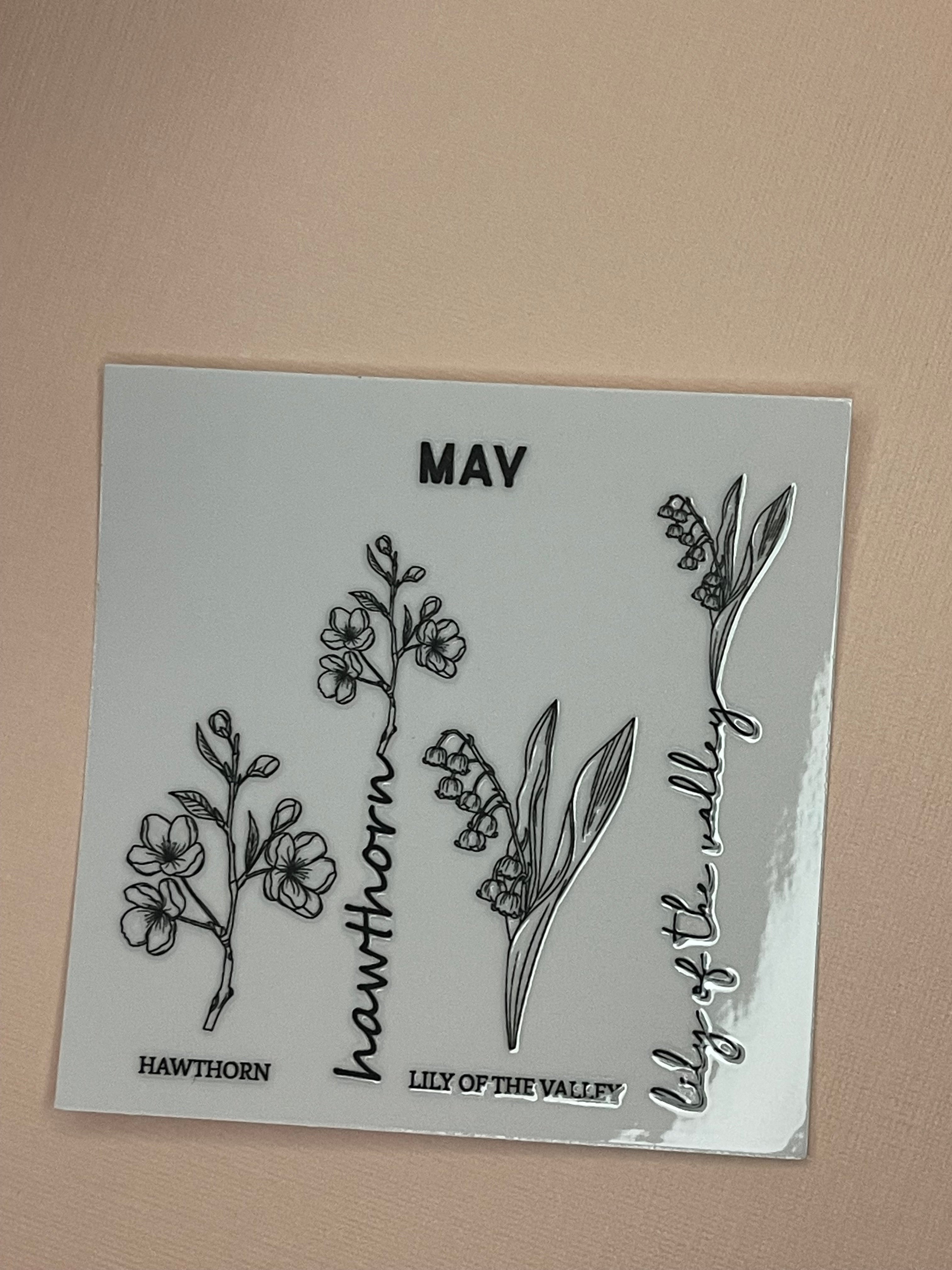 BIRTH MONTH decal