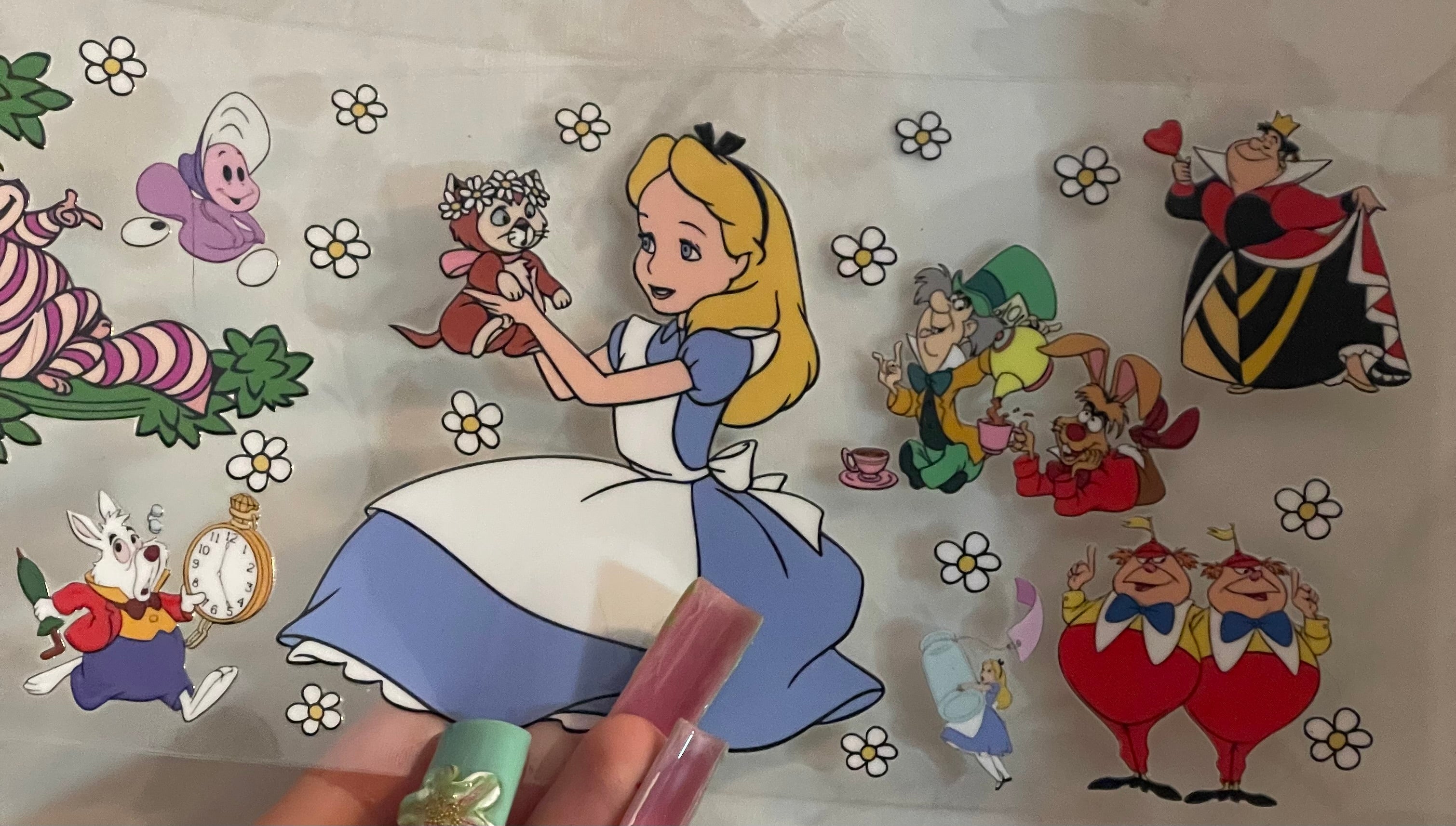 Alice and wonderland wrap