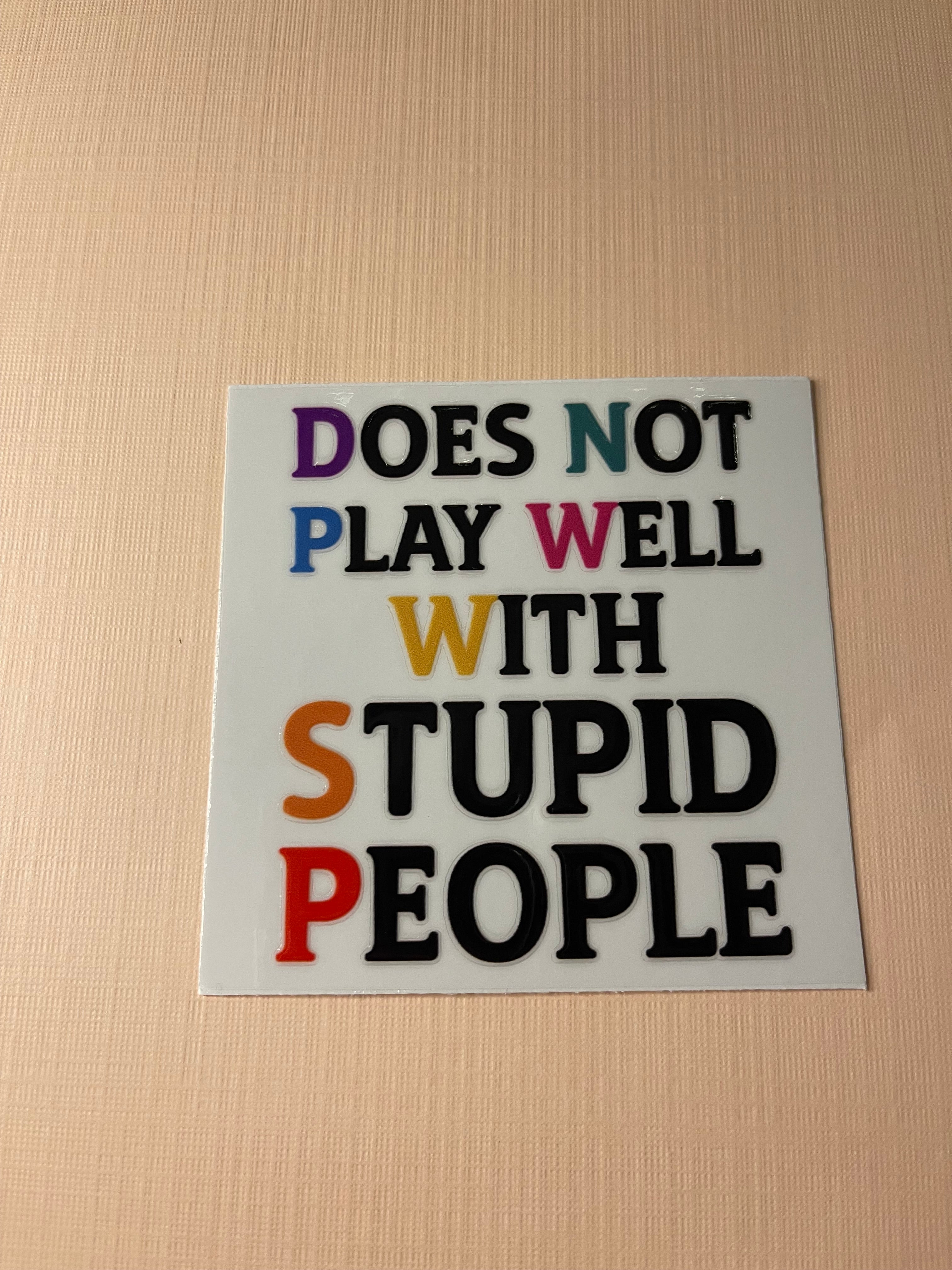 QUOTE/ AFFIRMATION decal