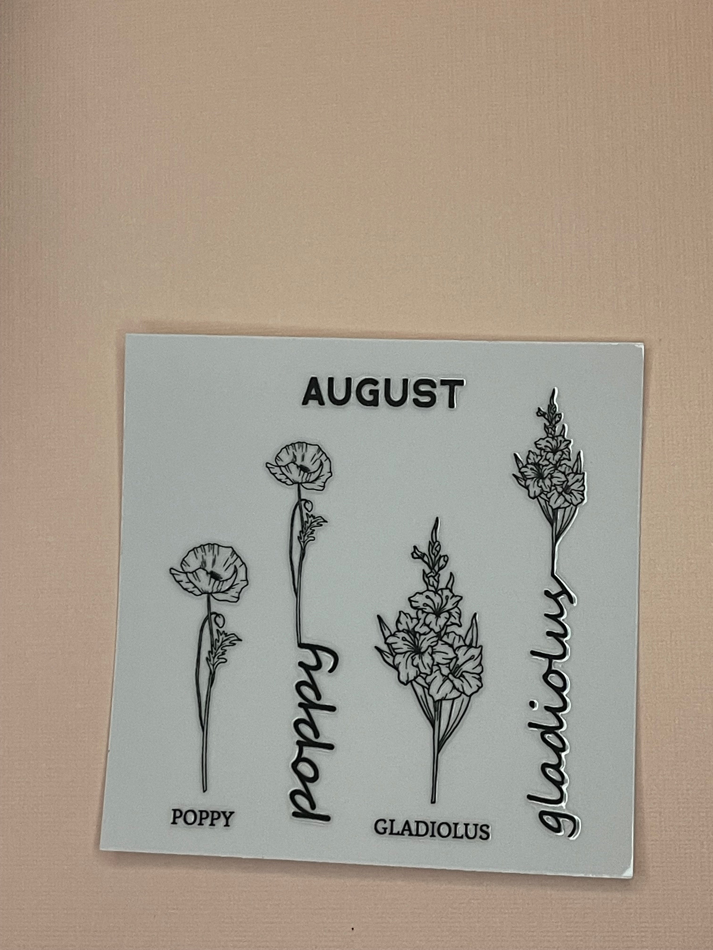 BIRTH MONTH decal