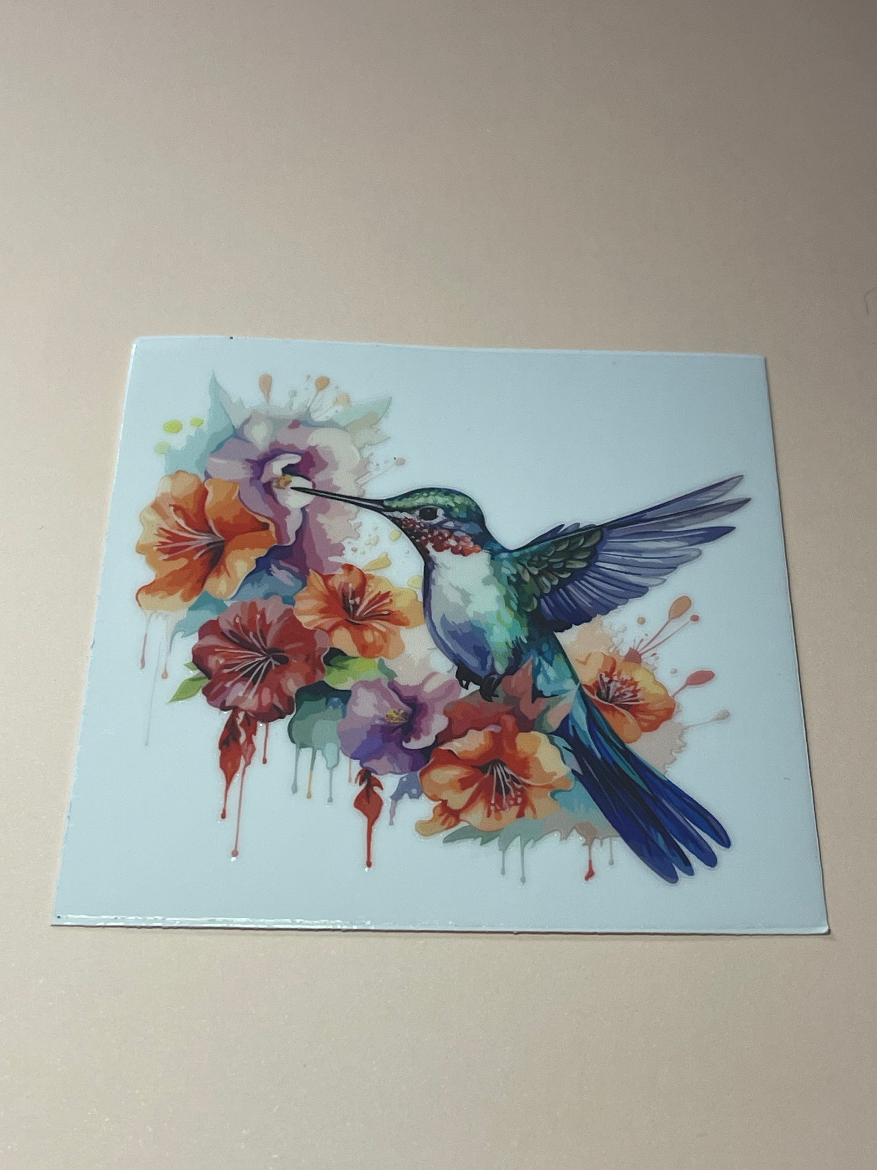 BIRDS + FLOWERS decal
