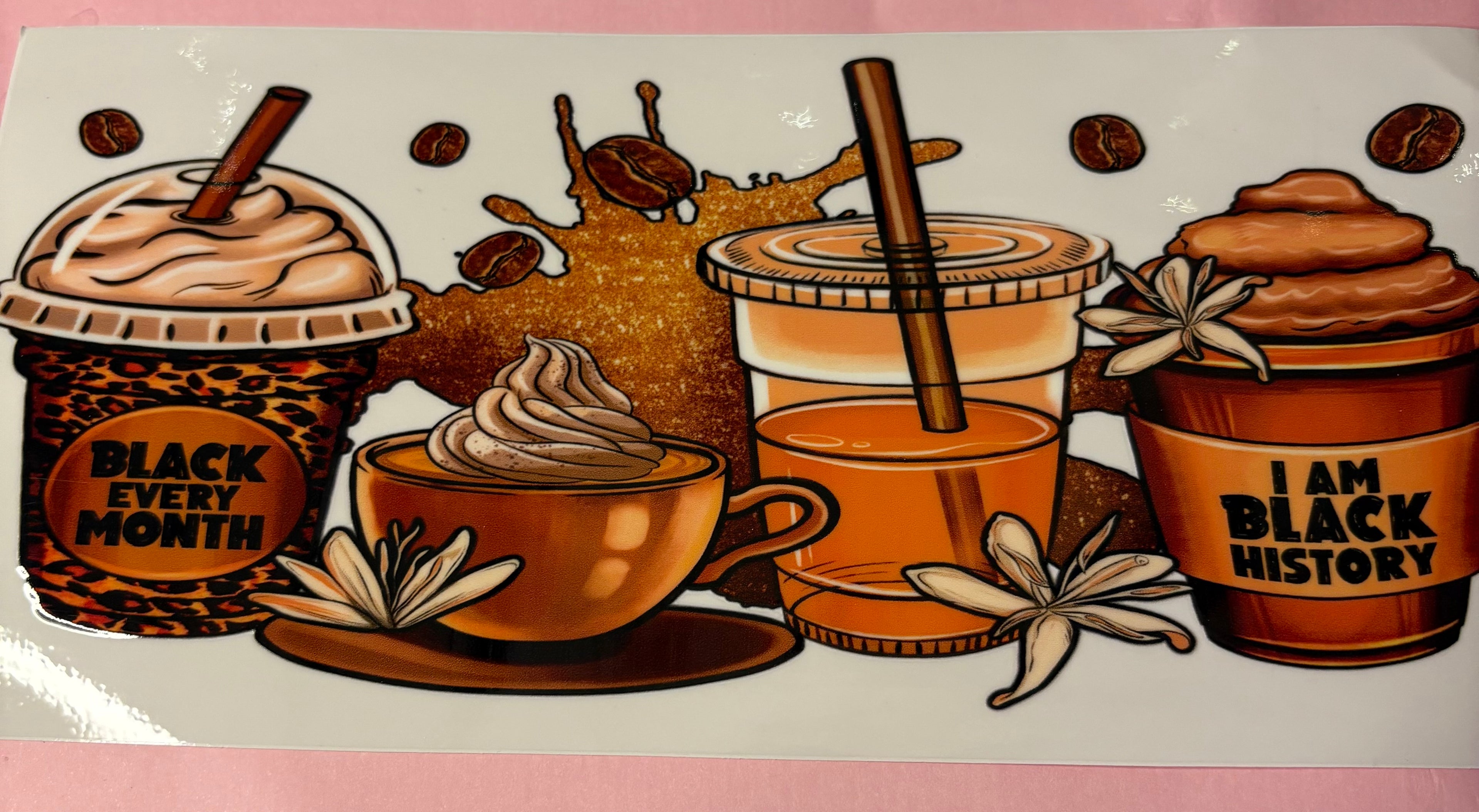 CUP ON CUP decal