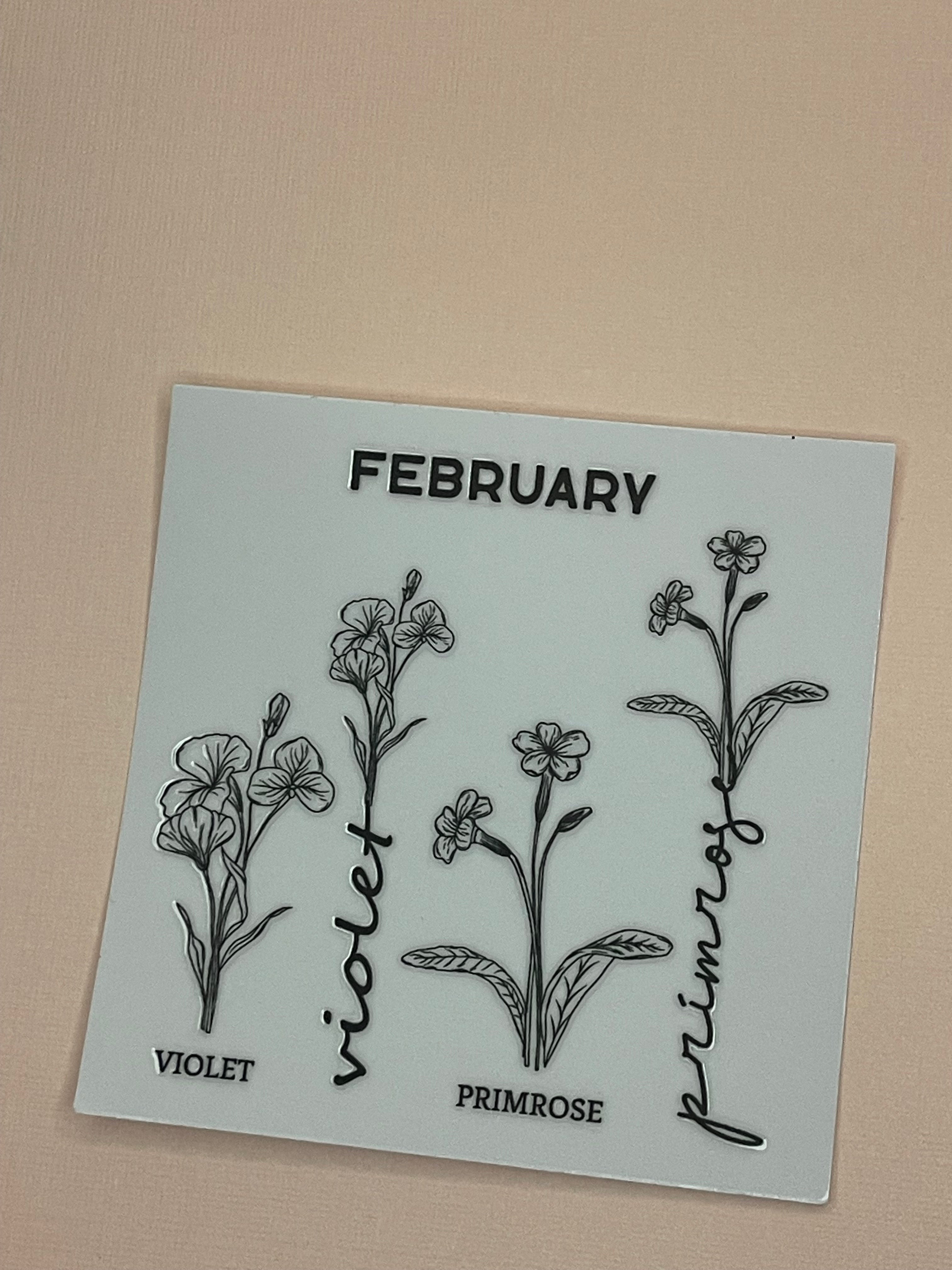 BIRTH MONTH decal