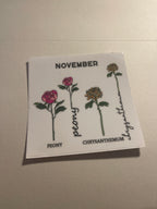 Zodiac/birth month wraps