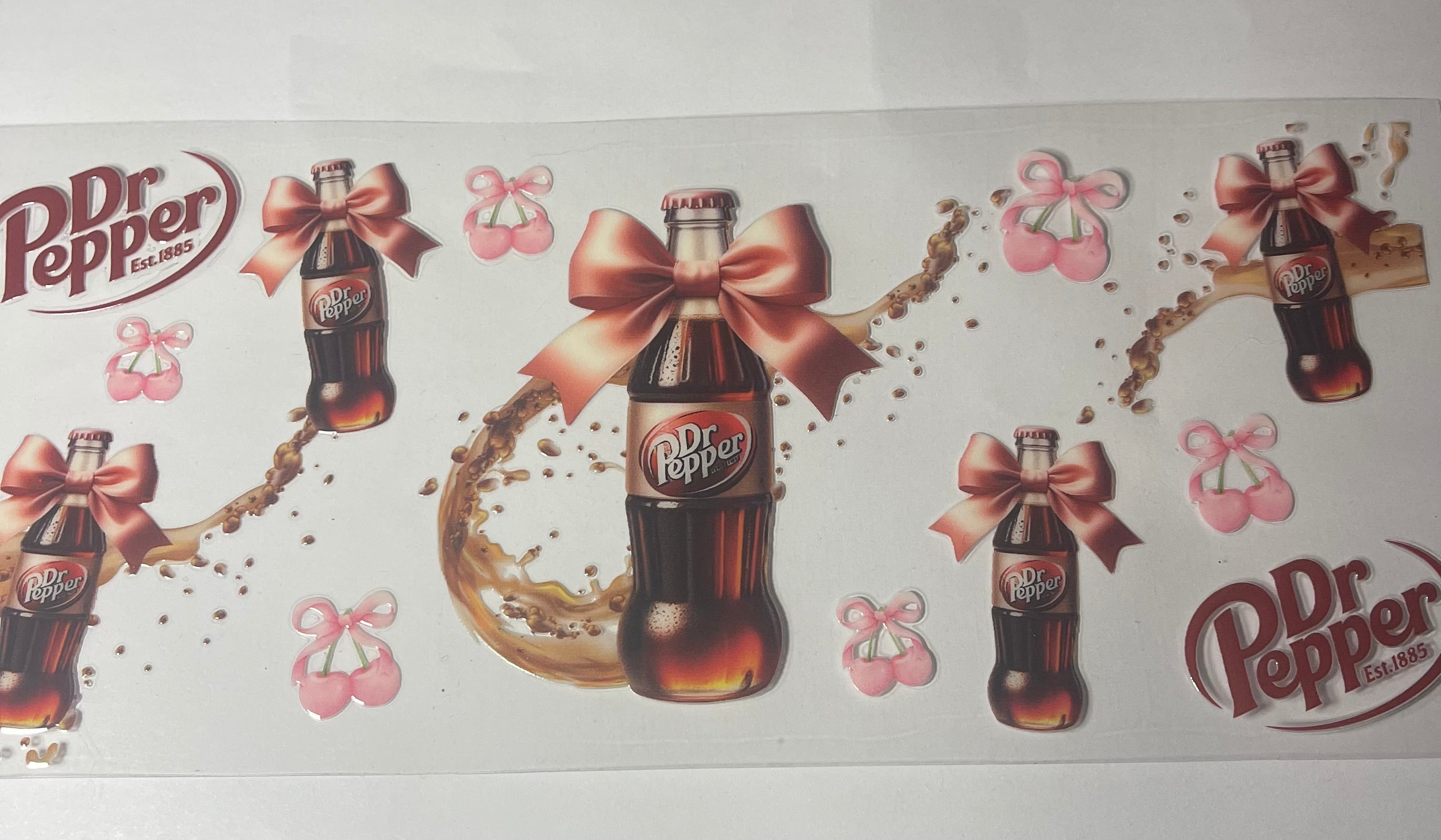 Soda wrap (add soda effect or glitter)