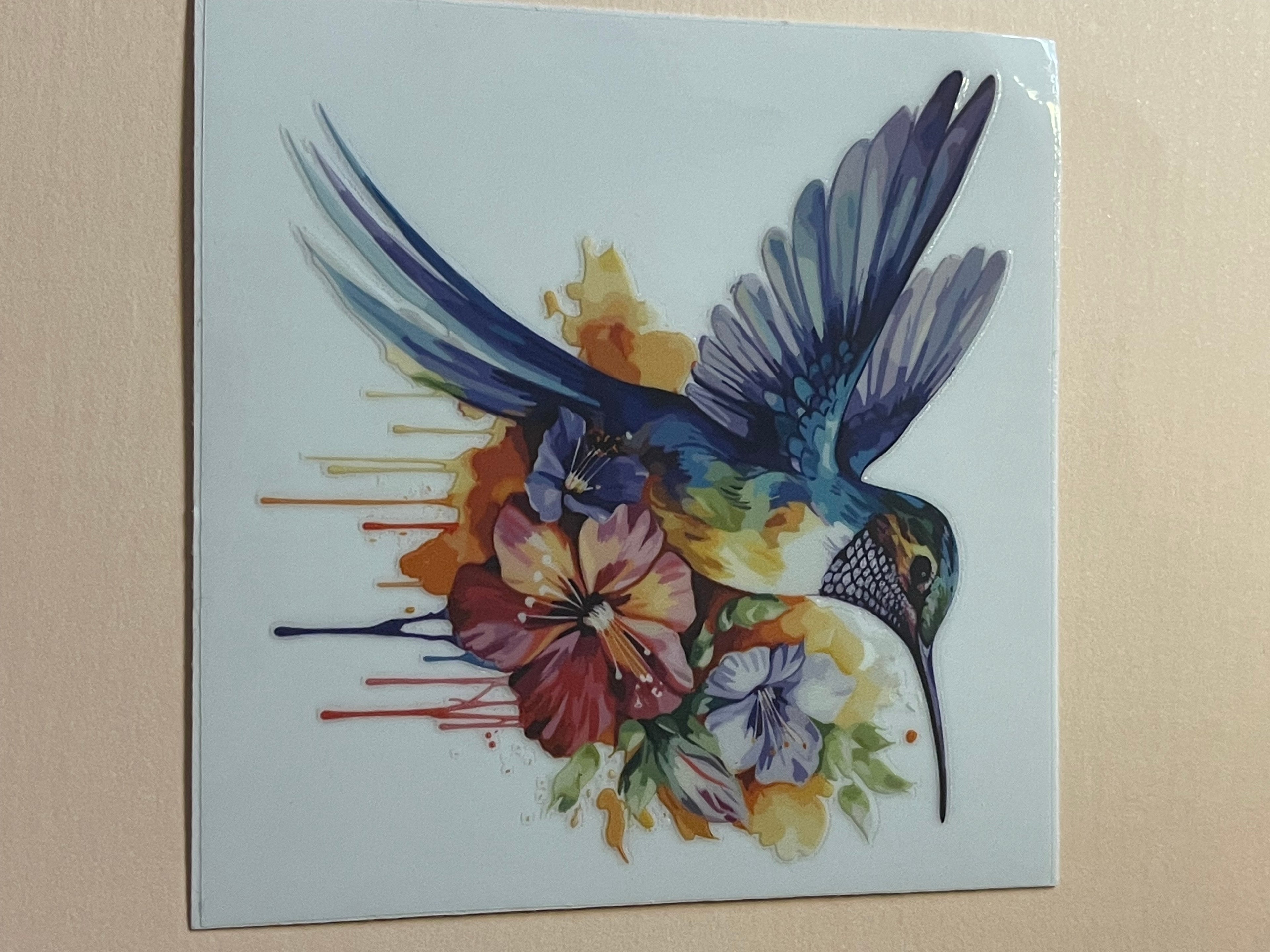 BIRDS + FLOWERS decal